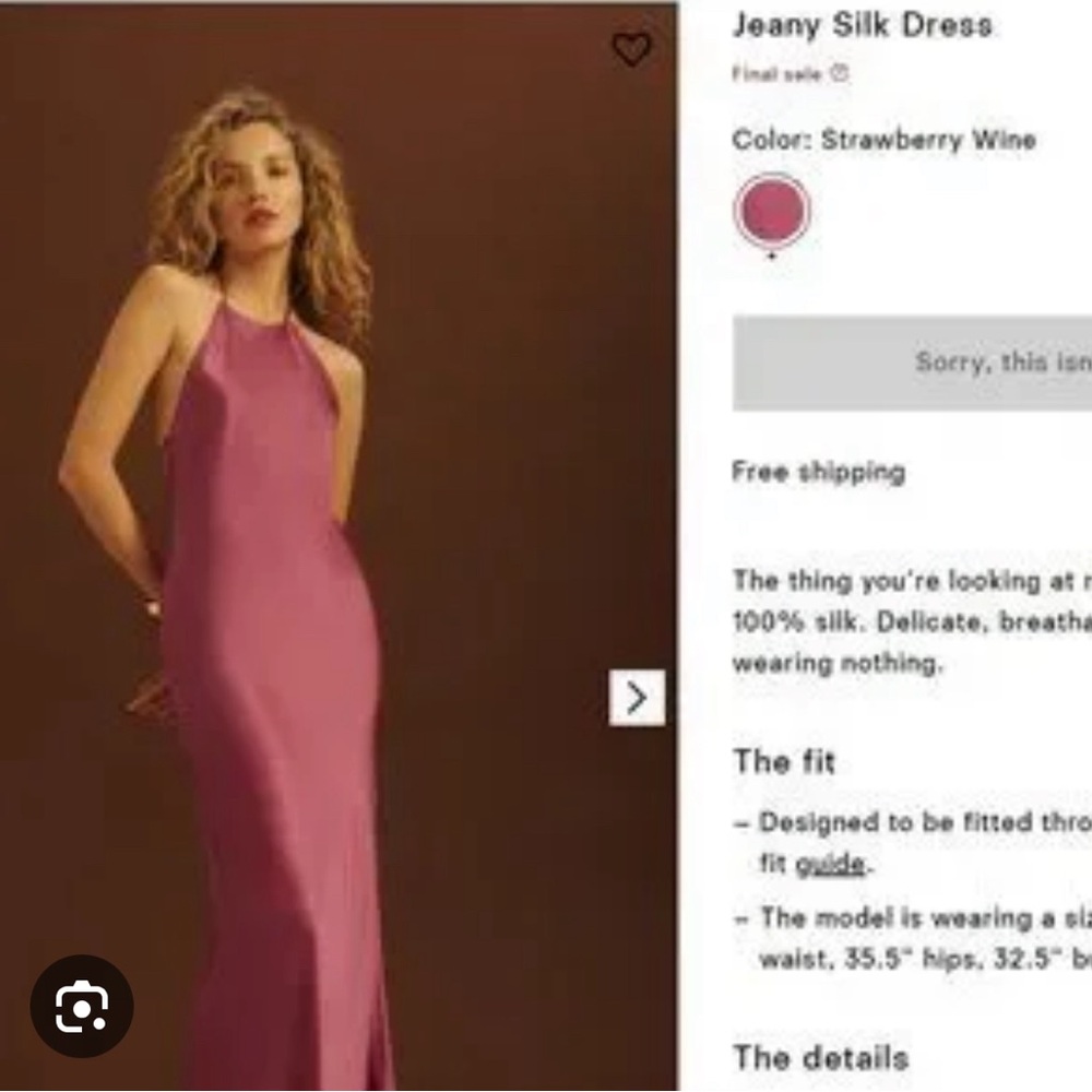 Jeany Silk Dress